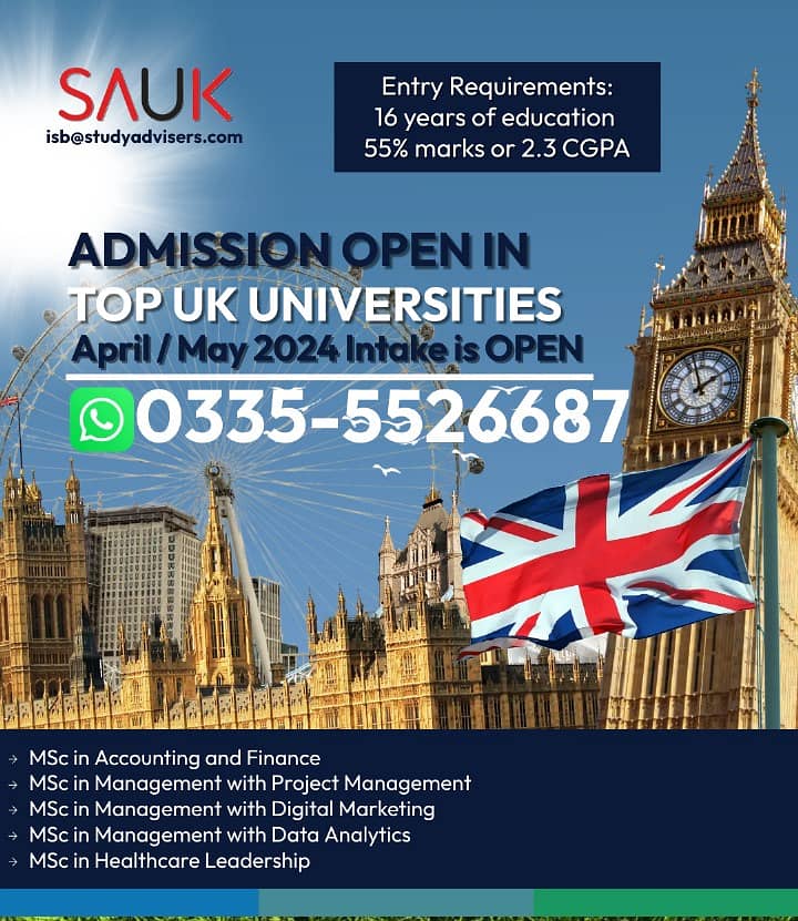 Study Abroad, Study Visa, Study in UK Visa Done Base, Post Study Work 2