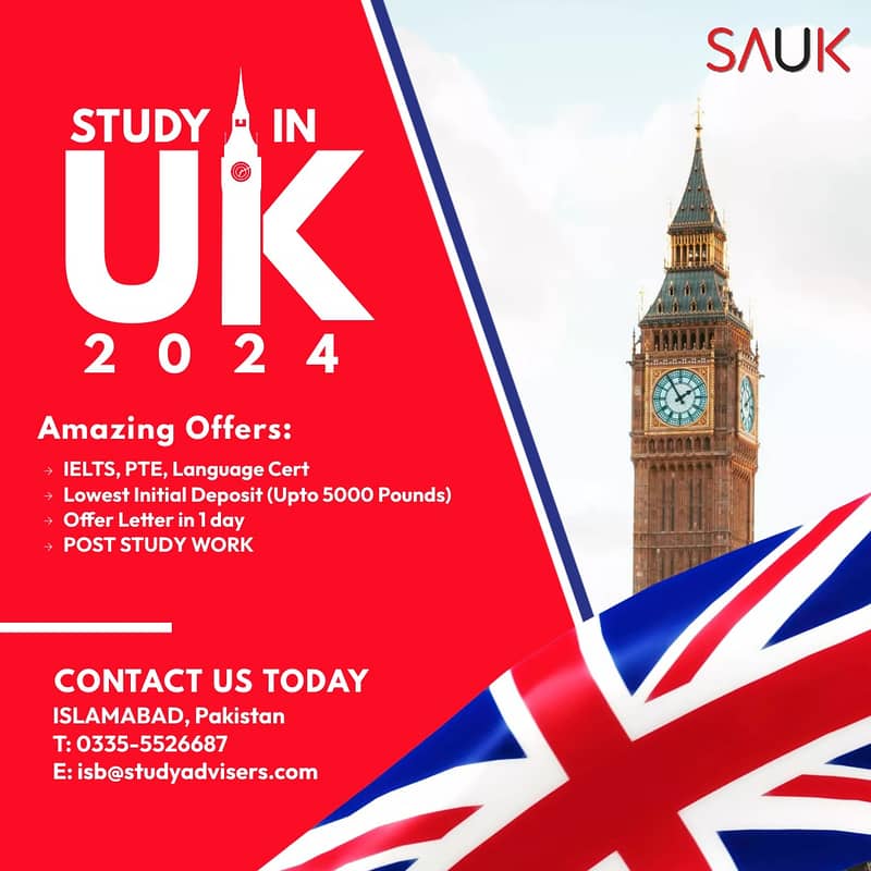 Study Abroad, Study Visa, Study in UK Visa Done Base, Post Study Work 4