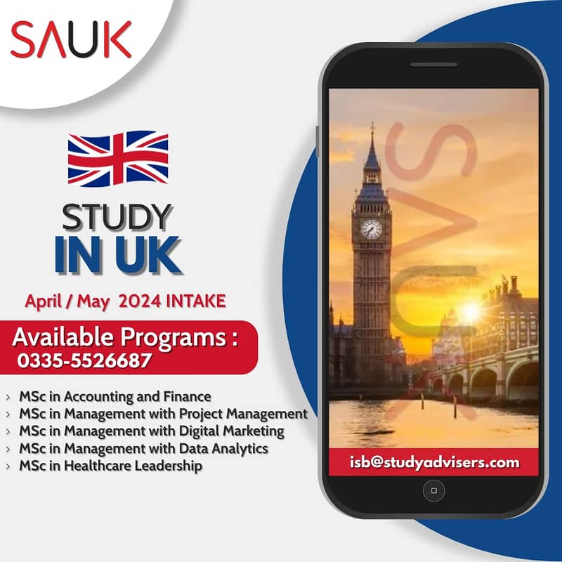 Study Abroad, Study Visa, Study in UK Visa Done Base, Post Study Work 5