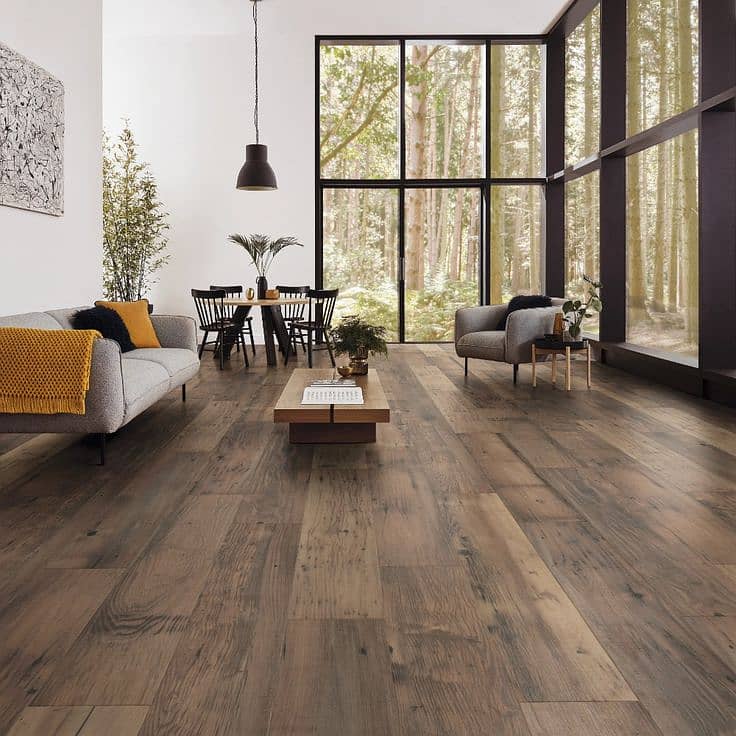 wooden floor vinyl flooring, pvc flooring 2024 collection Office homes 3