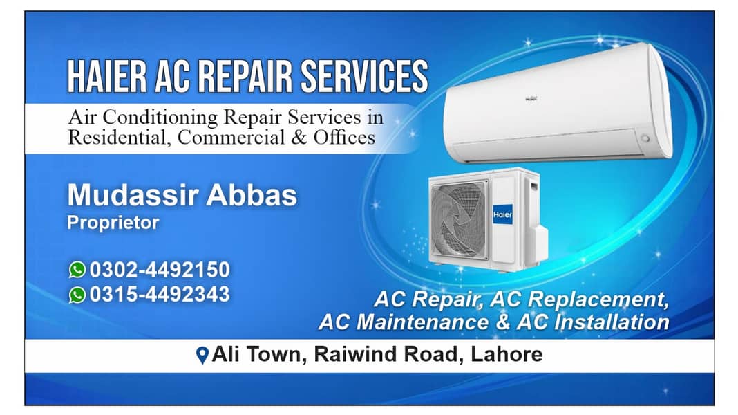 AC technician , AC Service AC Repair. Split AC Repair Service 0