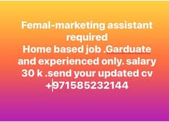 marketing assistant required