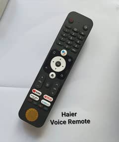 Haier Voice Remote available Contact 03269413521