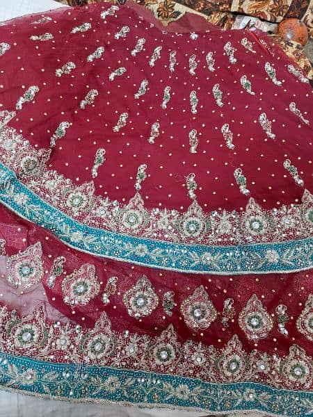 Lehnga Full New in red One touch 1