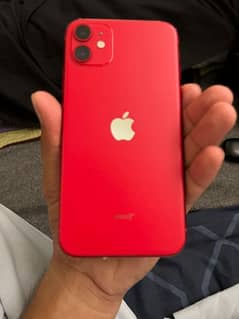 Iphone 11 (JV) For sale 10/10 condition.  red color 64 Storage.