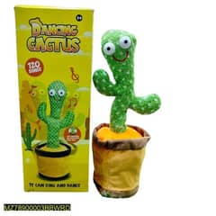 Dancing Cactus Plush Toy For Babies rechargeable