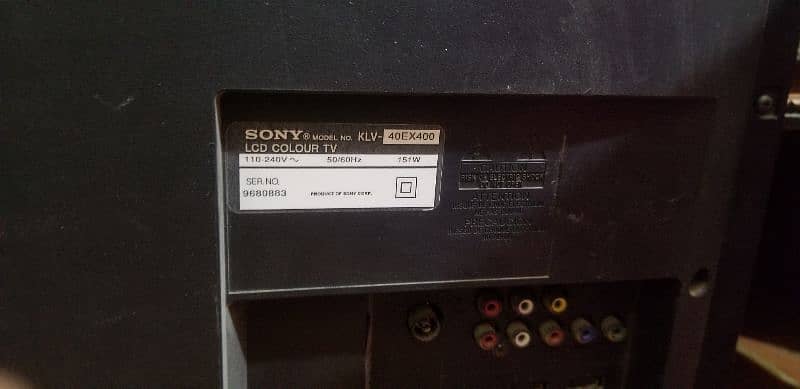 Sony 40 inches LCD 4