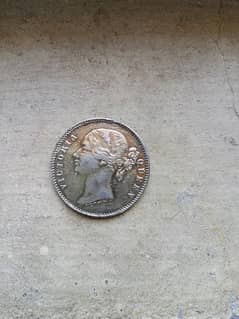Victoria queen 1840 coin 1 Rupee