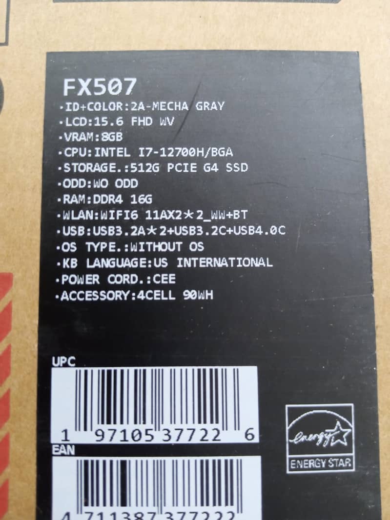 NEW ASUS TUF Gaming Laptop Core i7 16GB 512GB RTX 4060 8GB NVIDIA CARD 1