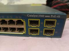 Cisco catalyst 3560 POE 48 ports switch