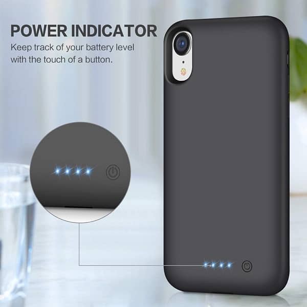 Battery Case for iPhone XR 6800mAh, Rechargeable Power Bank 2