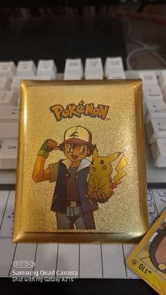 golden legit pokemon cards. . . . pikachu