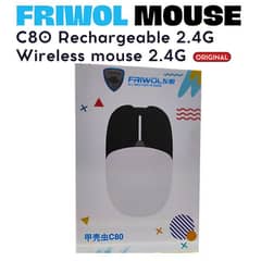 Wireless mouse 2.4G/FRIWOL C80 Bluetooth Rechargeable 2.4G