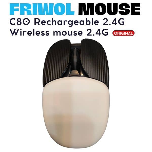 Wireless mouse 2.4G/FRIWOL C80 Bluetooth Rechargeable 2.4G 1