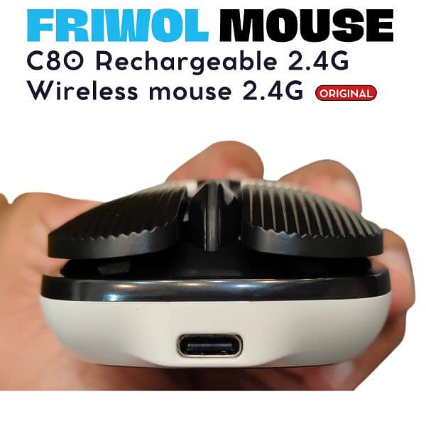 Wireless mouse 2.4G/FRIWOL C80 Bluetooth Rechargeable 2.4G 2