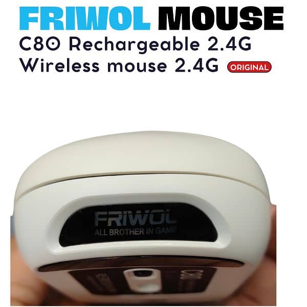 Wireless mouse 2.4G/FRIWOL C80 Bluetooth Rechargeable 2.4G 3