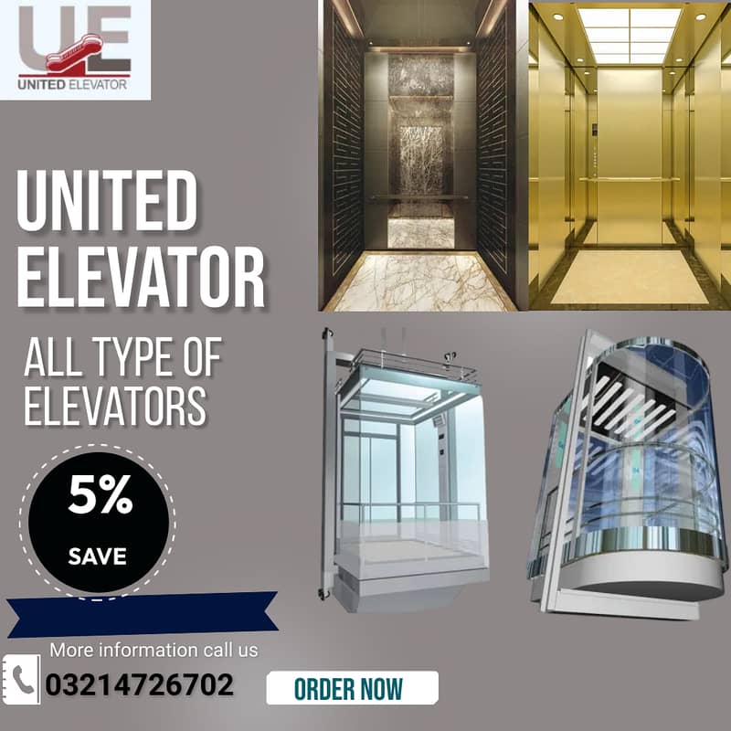 Passenger lift / Capsule Lift / Hospital lift / Cargo Lift / Elevator 0