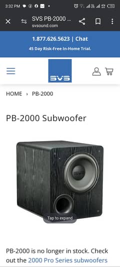 SVS pb2000 box pack( Klipsch amplifier subwoofer Denon marantz kef jbl