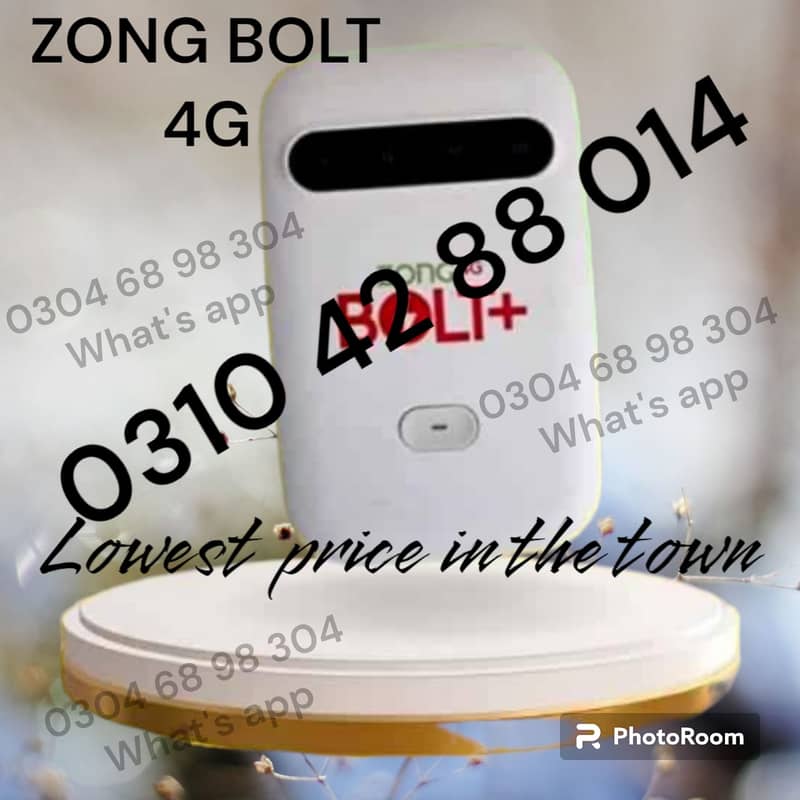 Zong 4G Ufone 4G Blaze Jazz super 4G Ptcl Charji 1