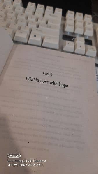 "I FELL IN LOVE WITH HOPE" NOVEL NEW CONDITION 2