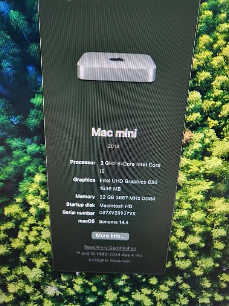 mac mini 2018 core i5 32gb ram 256gb ssd 5