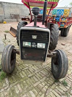 urgent selling MF-260 tractor with tralla