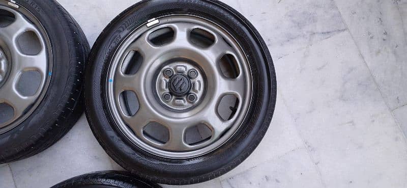 Suzuki Hustler OEM Rims and tyres 165/55R15 2