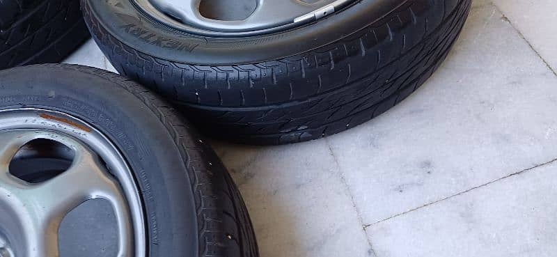 Suzuki Hustler OEM Rims and tyres 165/55R15 7