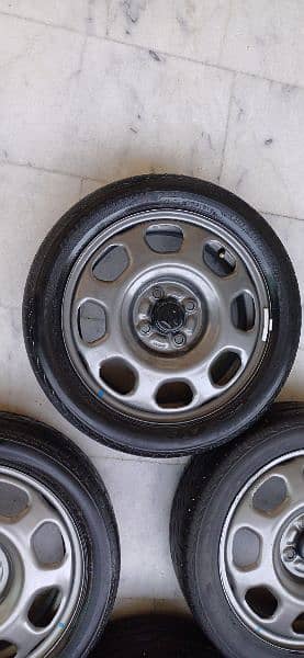 Suzuki Hustler OEM Rims and tyres 165/55R15 12