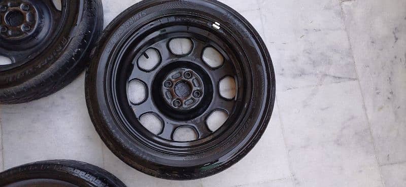 Suzuki Hustler OEM Rims and tyres 165/55R15 13