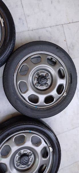Suzuki Hustler OEM Rims and tyres 165/55R15 14