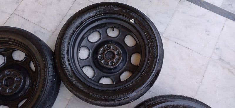 Suzuki Hustler OEM Rims and tyres 165/55R15 15