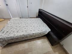 Wooden Bed with Molti foam mattress