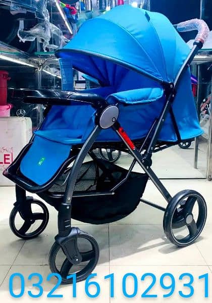Imported travel baby stroller pram 03216102931  best for new born 4