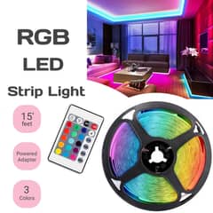 RGB Led Lights for Bedroom, 15 Feet Led Strip Lights RGB LED Strip