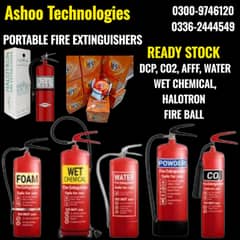 Fire Extinguishers, DCP/Co2/AFFF/Wet Chemical/Water/Halotron/Fire Ball