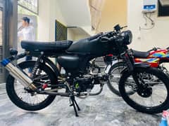 King Hero 70 cc modified Cafe racer Bike 2015 model modified Engine