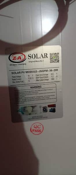 A grade ZA solar panel 200 watt 2