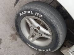 alloy rim 13 inch with tyres