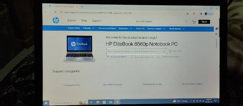 HP EliteBook 8560p with Radeon 6470M 17