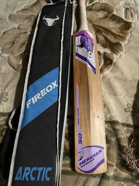 Fireox meridian cricket bat grade 2 english willow 7