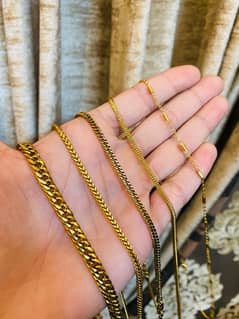 Gold plated chains Rings Braslats Available 0/3/2/1/2/2/4/4/1/2/2