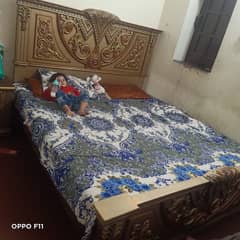 Bed Set/King size double bed/wooden bedroom furniture/complete furni