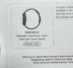 Apple Watch Series 8 GPS Aluminum 45mm