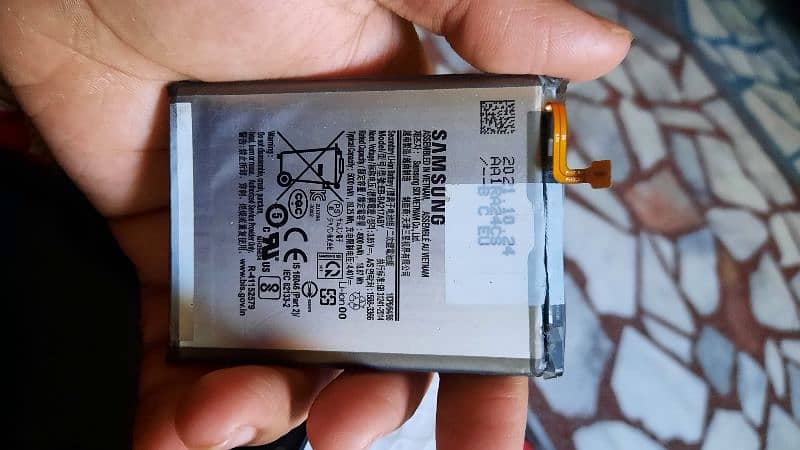 Samsung A12 Panel and Battery Genuine 2
