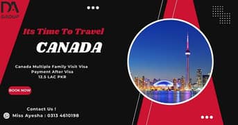 Canada Multiple Entry Visit Visa For Family Done Base