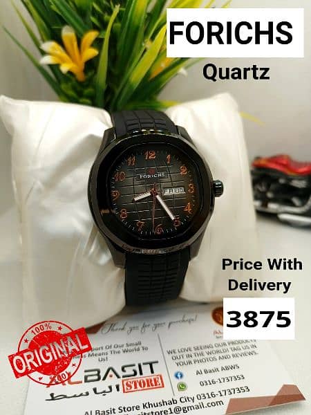 Men Women Fashion Wrist Watches Quartz Call Msg Whatsapp 0316-1737353 3