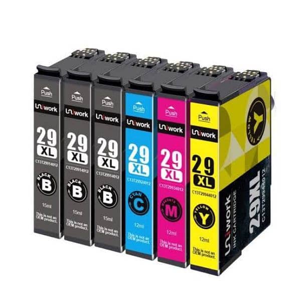 UNIWORK 29XL INK CARTRIDGES (PACK OF 5) 0