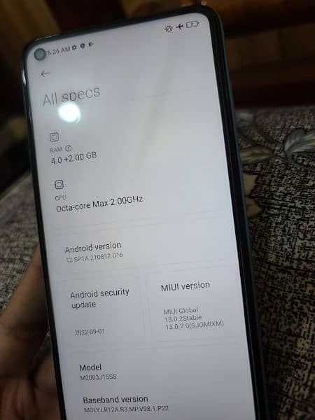 Xiaomi Redmi Note 9 very very less used 6