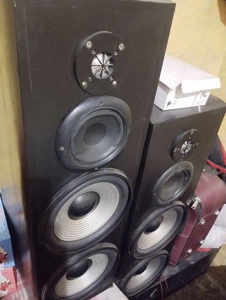 10 inch double pair woofers 8